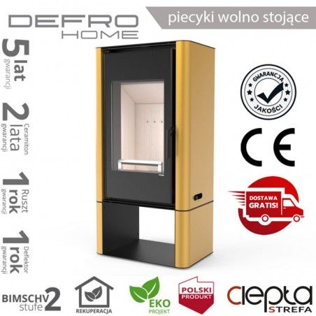 piecyk Defro SOLUM LOG - 9 kW - złoty