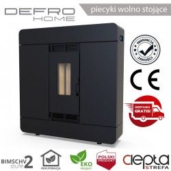 Defro AIRPELL - 8 kW - czarny - piecyk na pellet