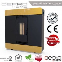 Defro AIRPELL - 8 kW - złoty  - piecyk na pellet