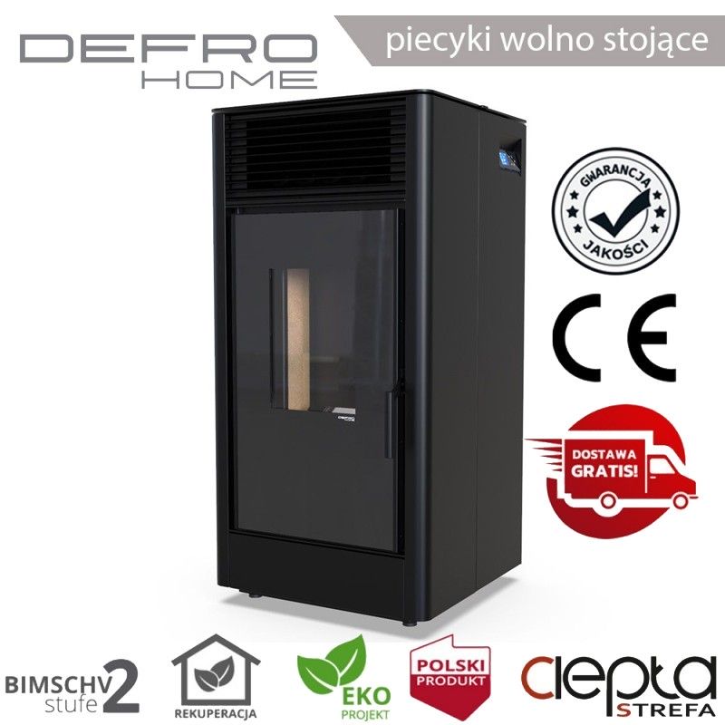 Defro MYPELL DGP -  9 kW - czarny