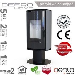 piecyk Defro ORBIS LOG - 9 kW - szary